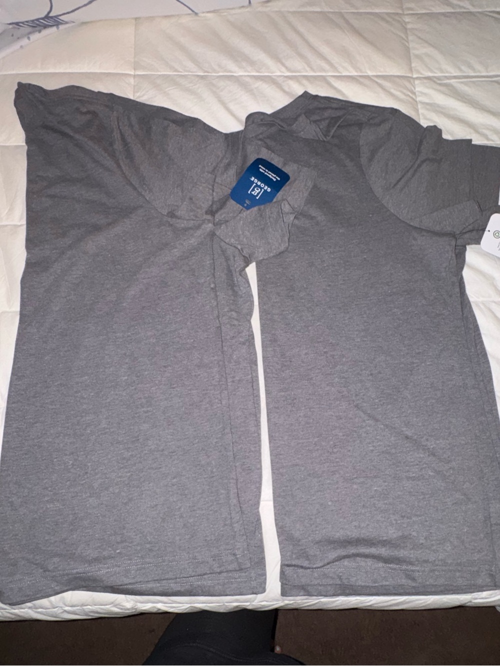 George Men's Crewneck Sweater in Gray